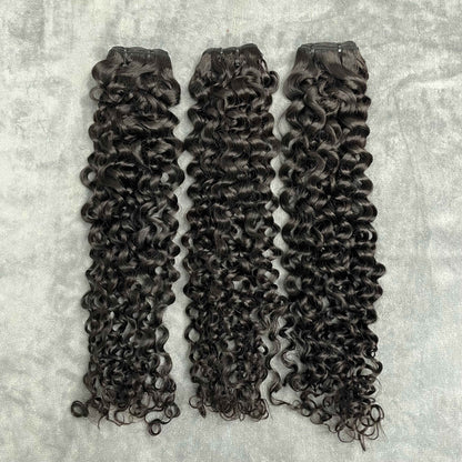 Virgin Hair Italy Curly Wave Bundles Human Hair Bundles Wave Hair Extensions