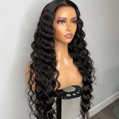 Loose Deep Wave Lace Front Wigs Human Hair HD Lace Frontal Wigs Human Hair Natural Color