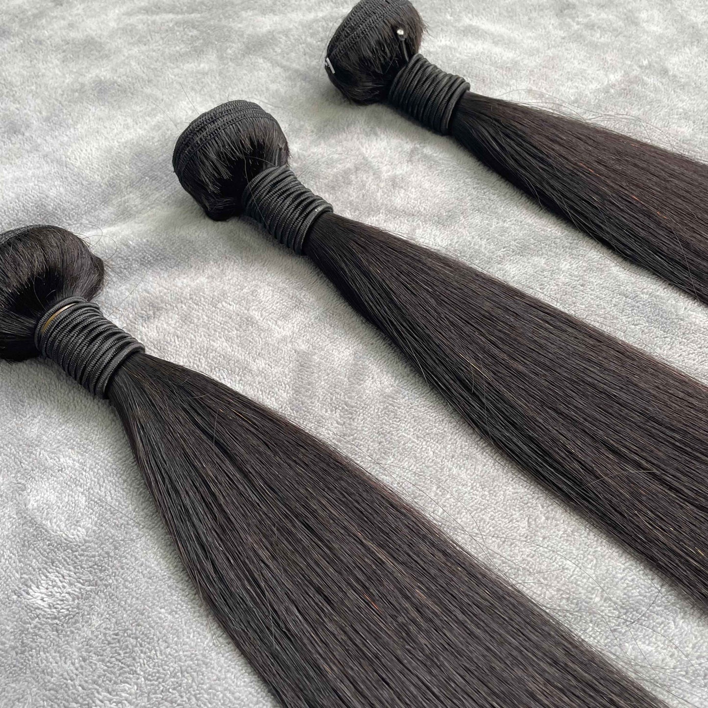 Bundles Straight Bundles Natural Black Color 100% Unprocessed Raw Hair