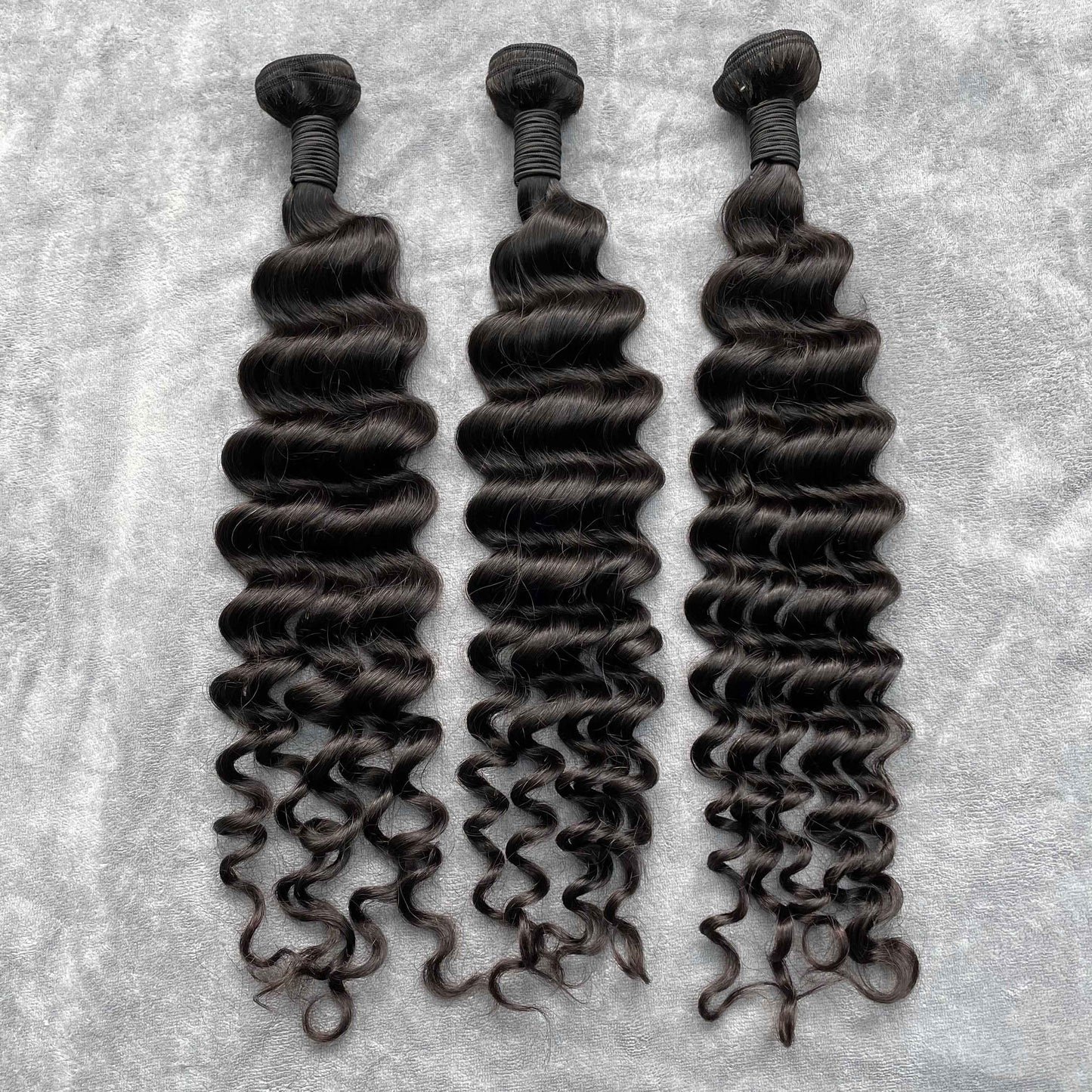 Natural Black Color  Loose Deep  Wave Bundles 100% Unprocessed Hair Raw Hair