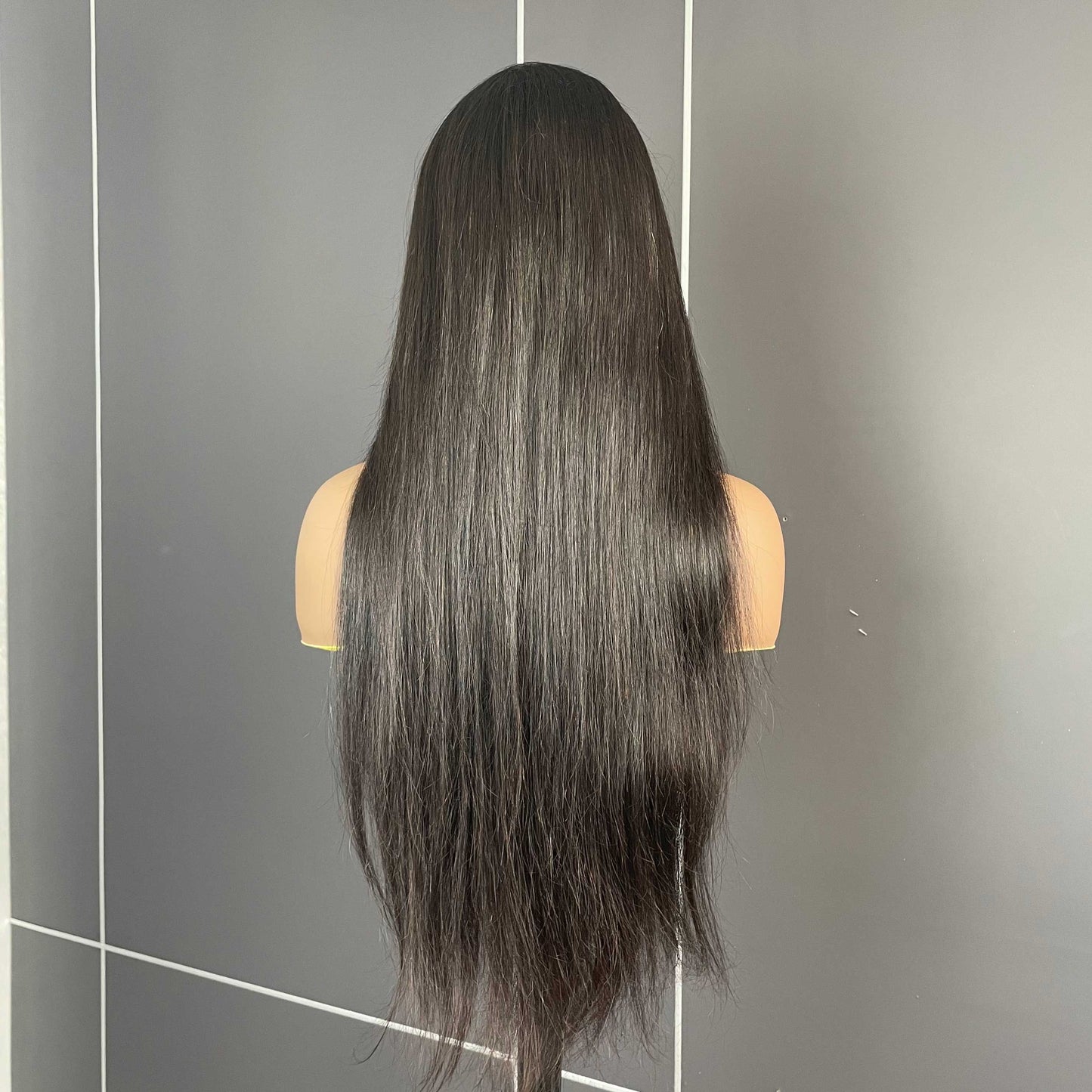 Wholesale Straight Glueless Lace Wig Transparent Human Hair Wig Natural Color