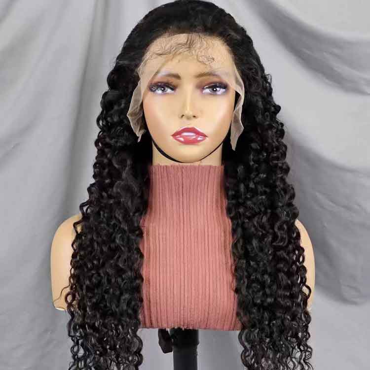 Water Wave Lace Front Wigs Human Hair HD Lace Frontal Wigs Human Hair Natural Color