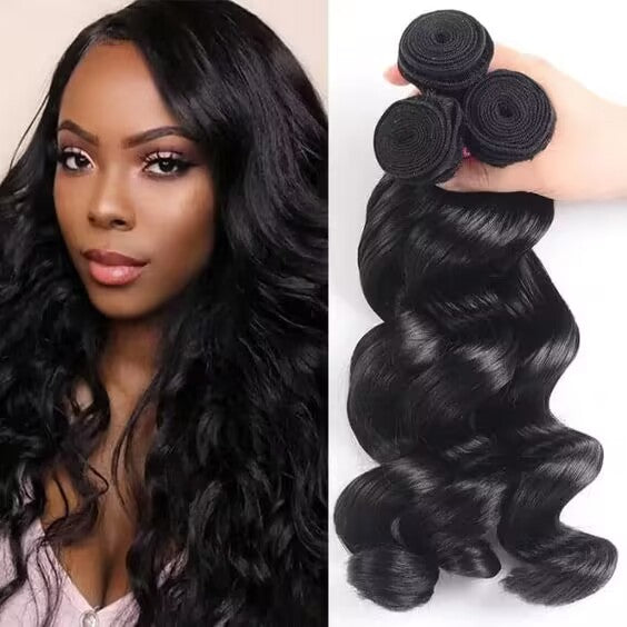 Natural Color  Loose Wave Bundles Virgin Hair Hair