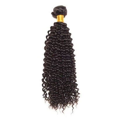 Kinky Curly Virgin Brazilian Hair Natural color